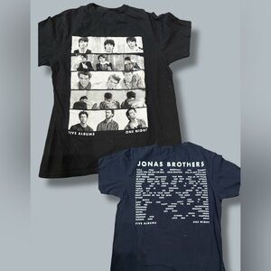 Jonas Brothers "Five Albums One Night" tour T-shirt